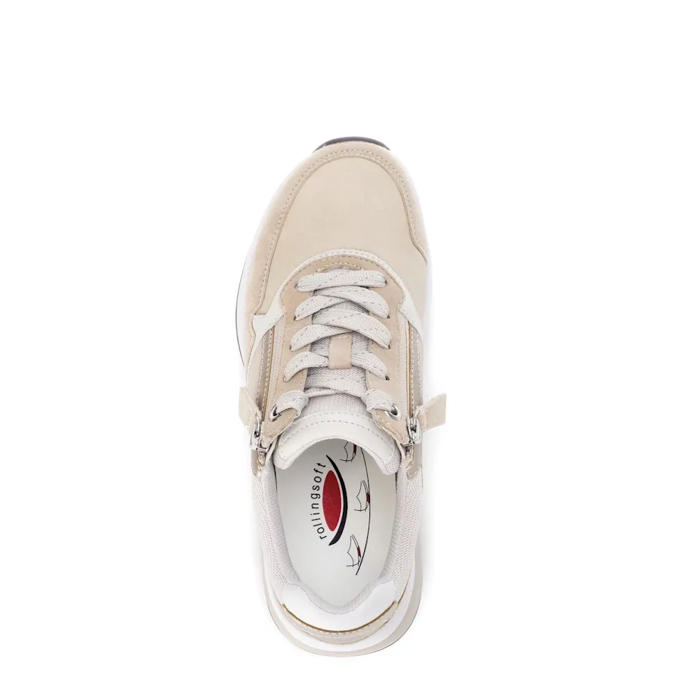 66.847.33 - Beige Mix Of Leather/Synthetic Leather||66.847.33 - Cuir et synthtique beige