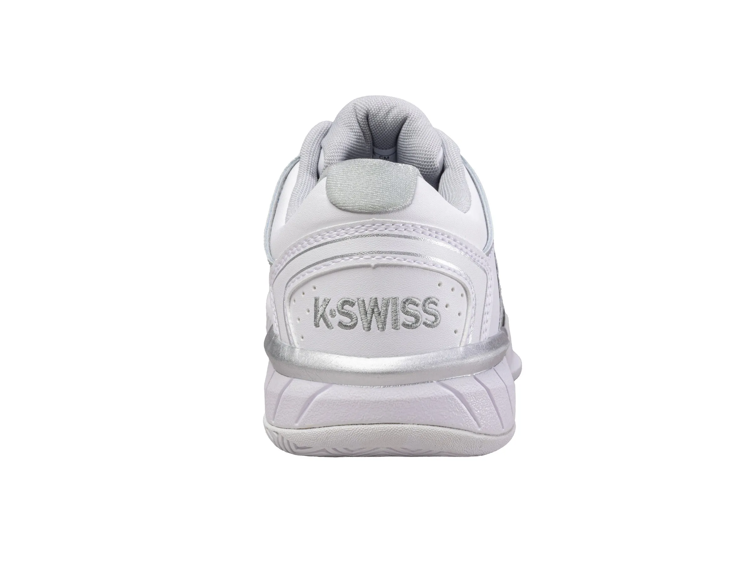 93379-107-M | WOMENS HYPERCOURT EXPRESS LEATHER | WHITE/SILVER/GLACIER GRAY