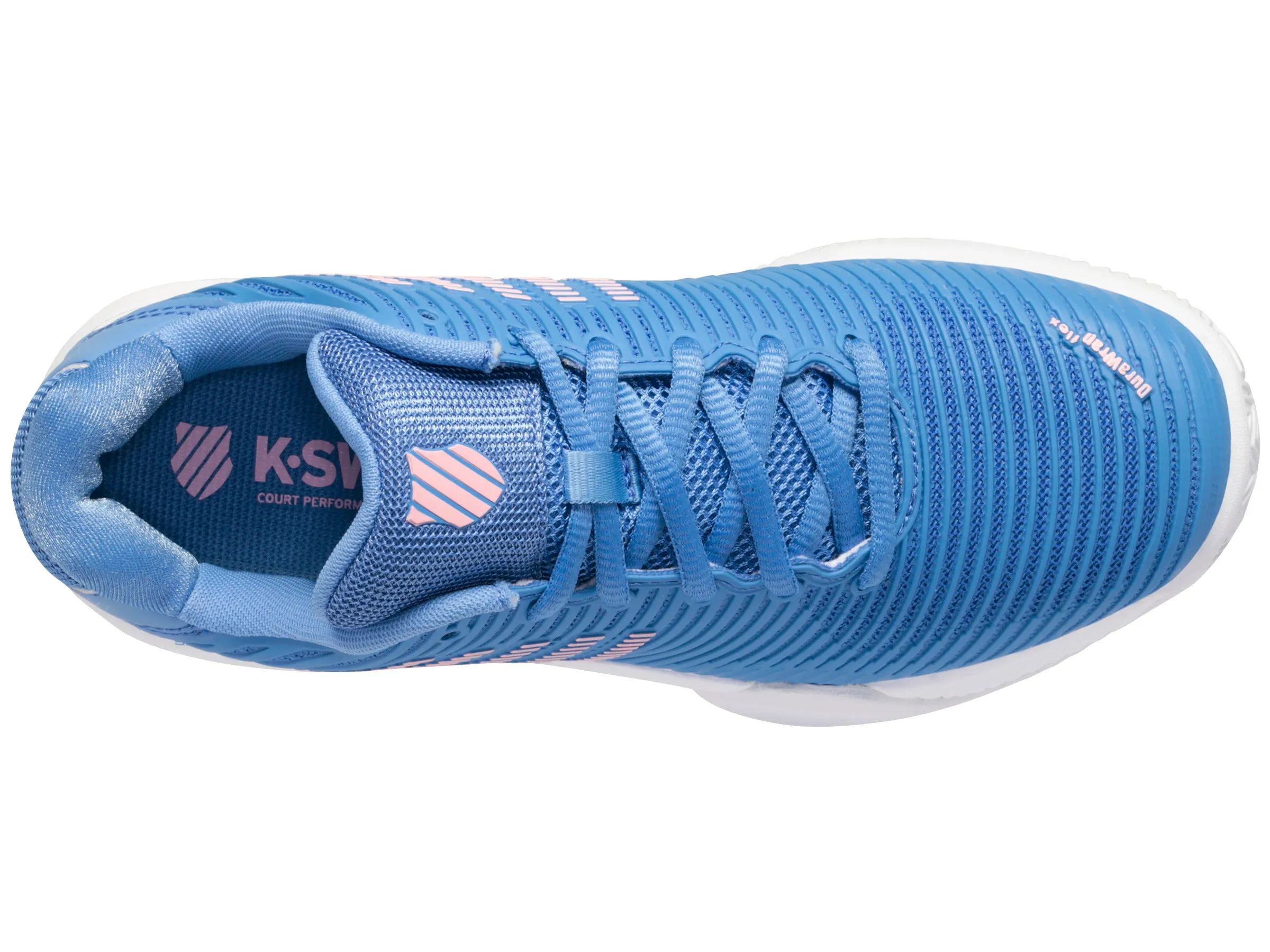 96614-454-M | HYPERCOURT EXPRESS 2 CLAY | SILVER LAKE BLUE/WHITE/ORCHID PINK
