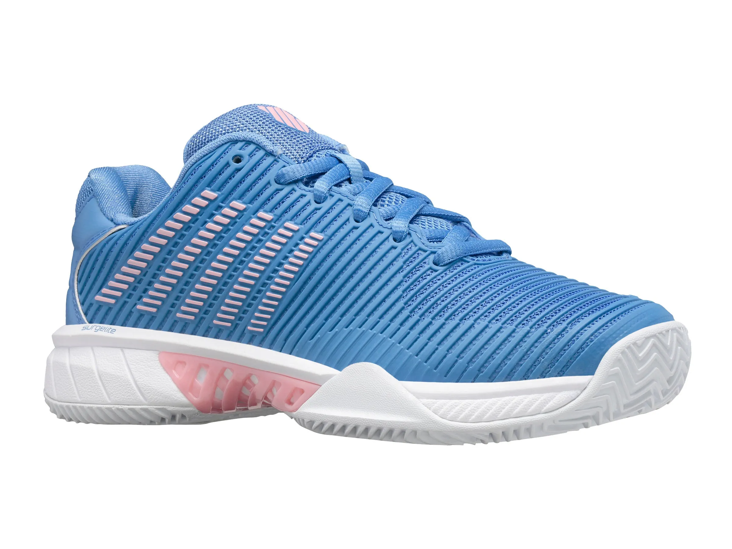 96614-454-M | HYPERCOURT EXPRESS 2 CLAY | SILVER LAKE BLUE/WHITE/ORCHID PINK