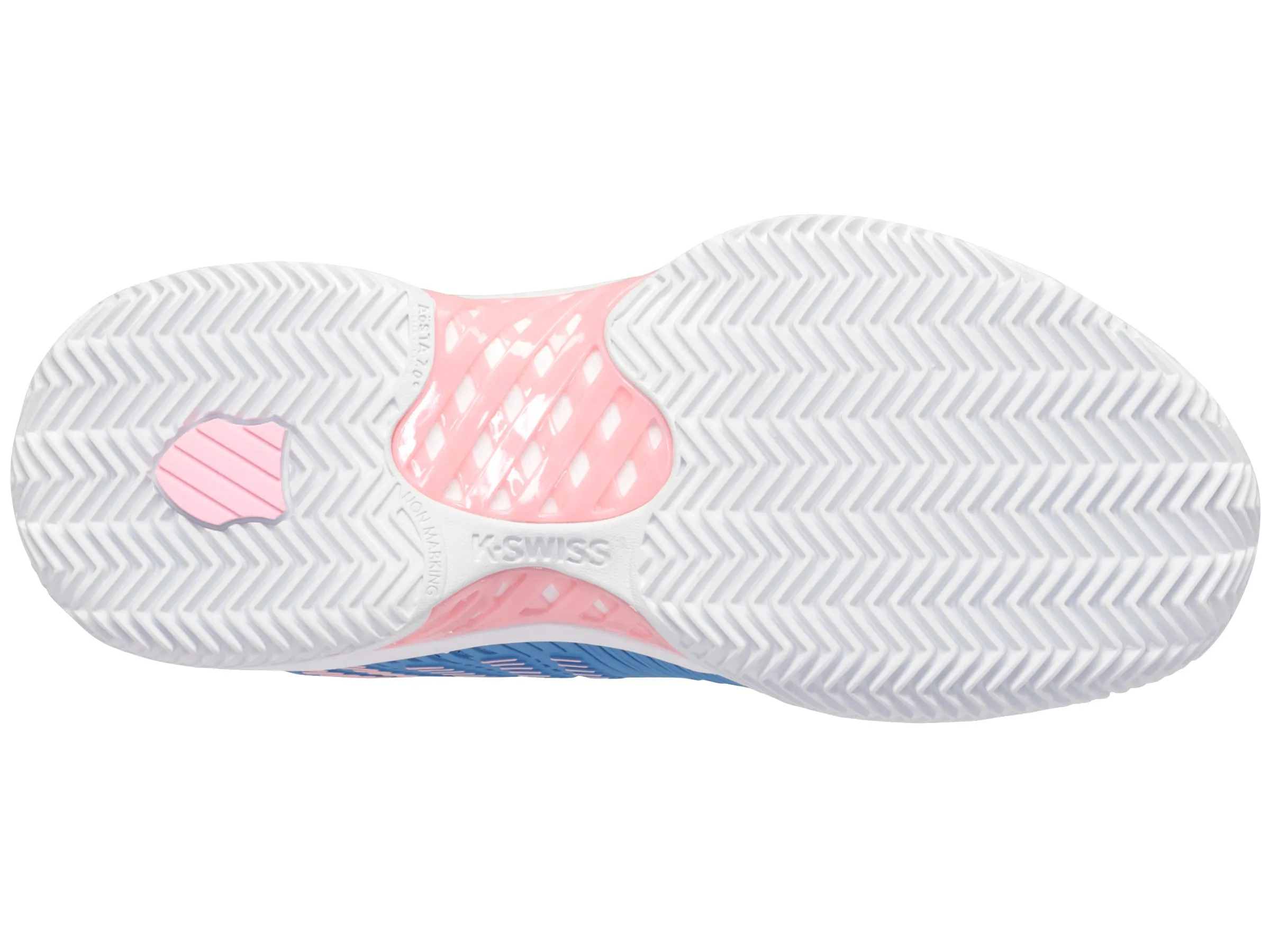 96614-454-M | HYPERCOURT EXPRESS 2 CLAY | SILVER LAKE BLUE/WHITE/ORCHID PINK
