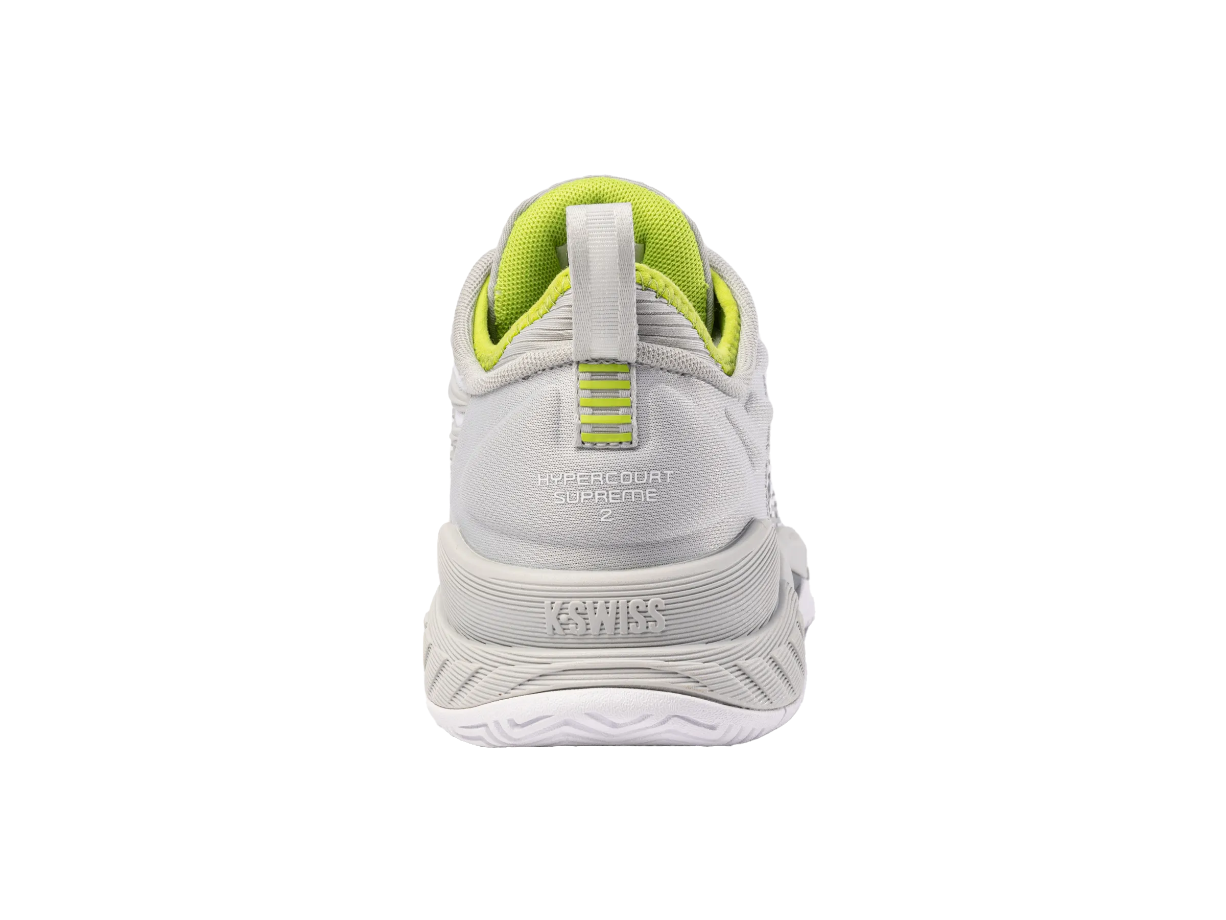 99071-034-M | HYPERCOURT SUPREME 2 | GRAY VIOLET/WHITE/LIME GREEN