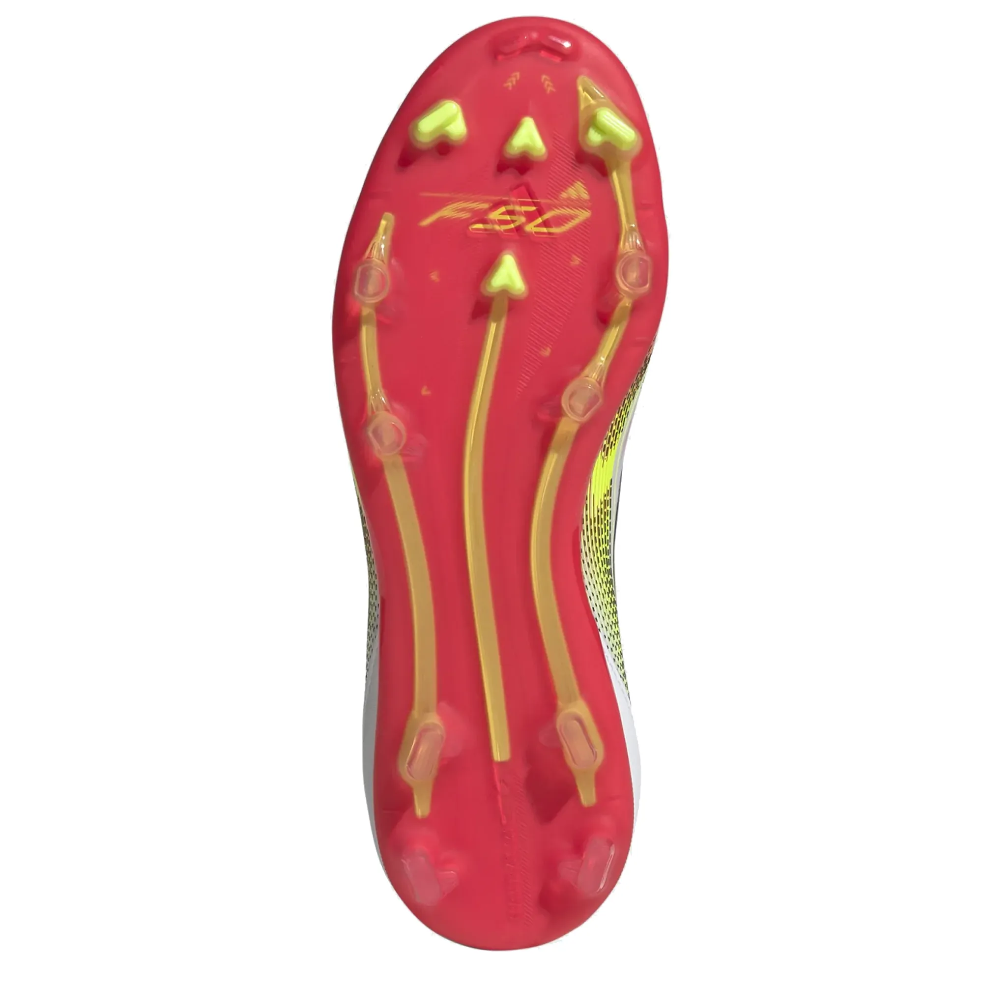 adidas Jr. F50 Elite FG Soccer Cleats (White/Black/Yellow)