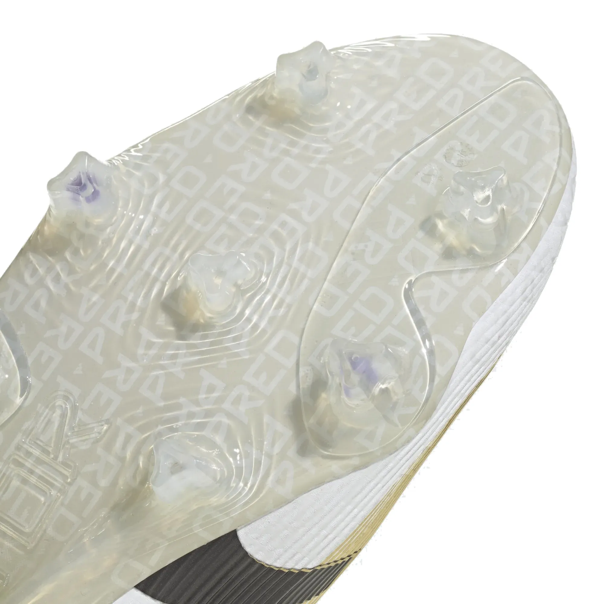 adidas Predator Elite Laceless Firm Ground Soccer Cleats (White/Black/Gold Metallic)