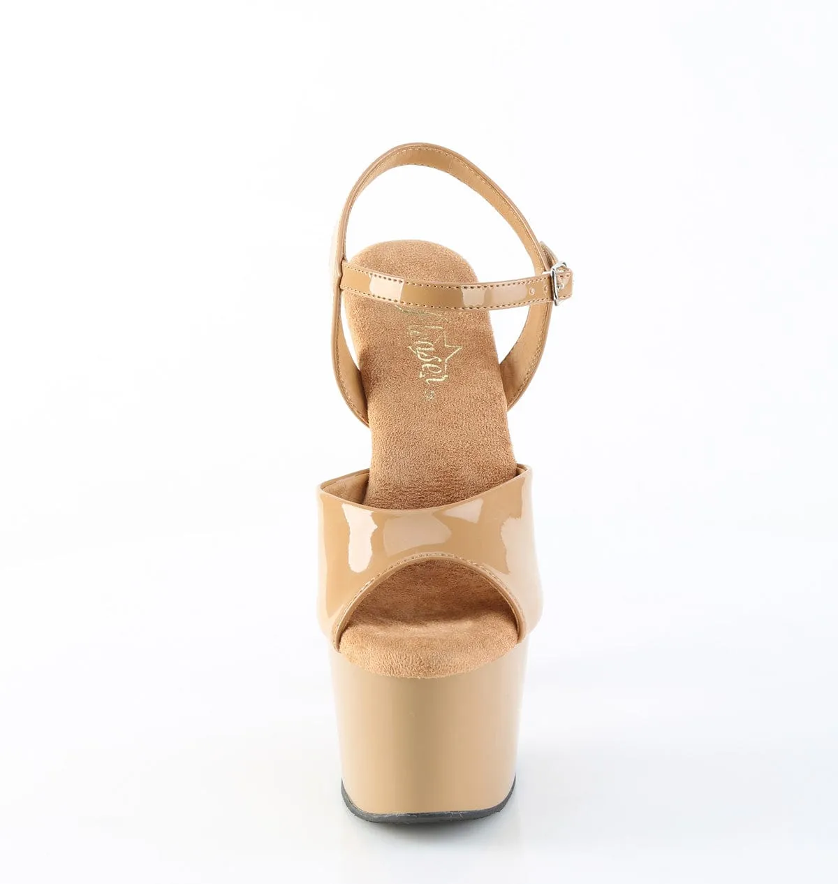 ADORE-709 Platform Shoes Toffee Patent Toffee