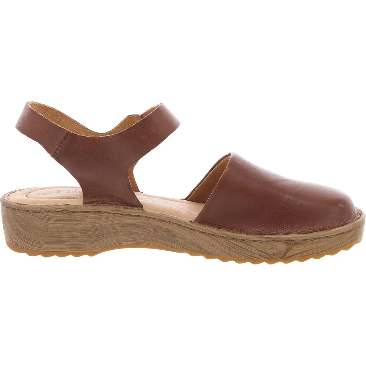 Alianna Womens Buckle Leather Ankle Strap