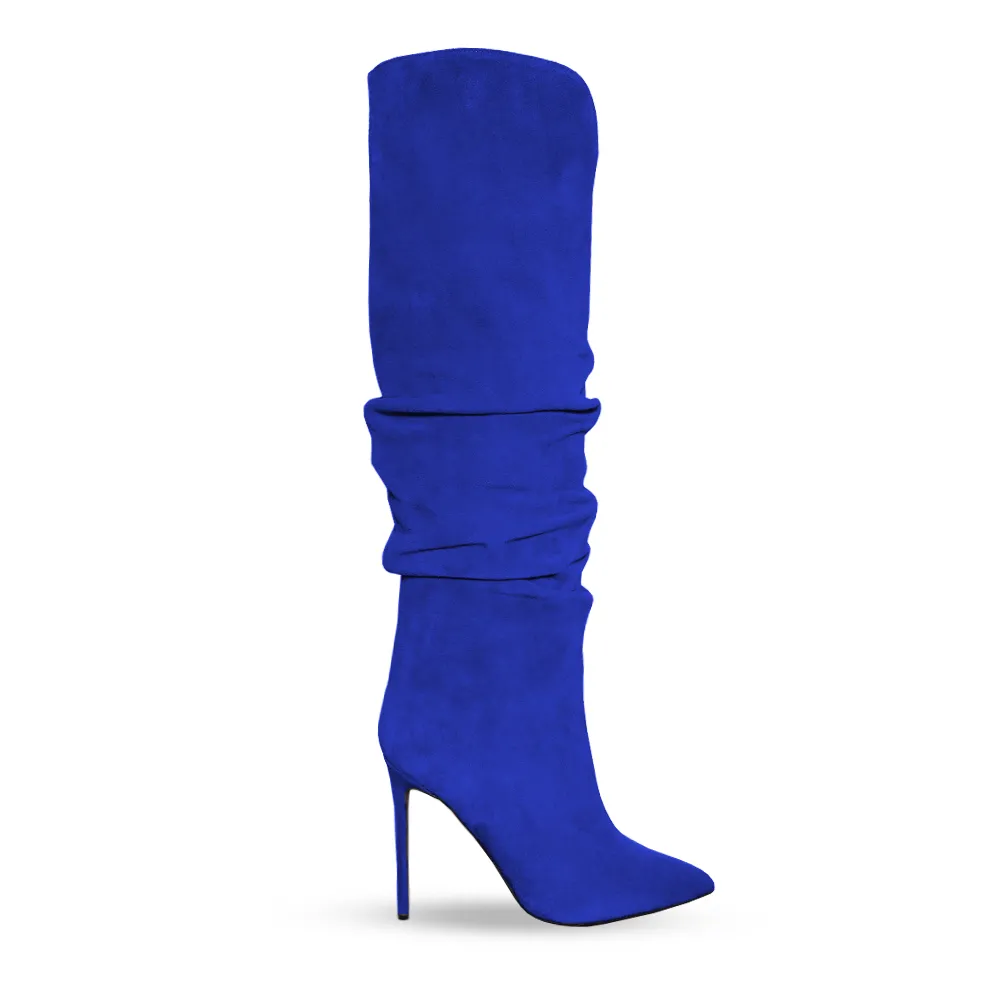 ALICIA BLUE SUEDE