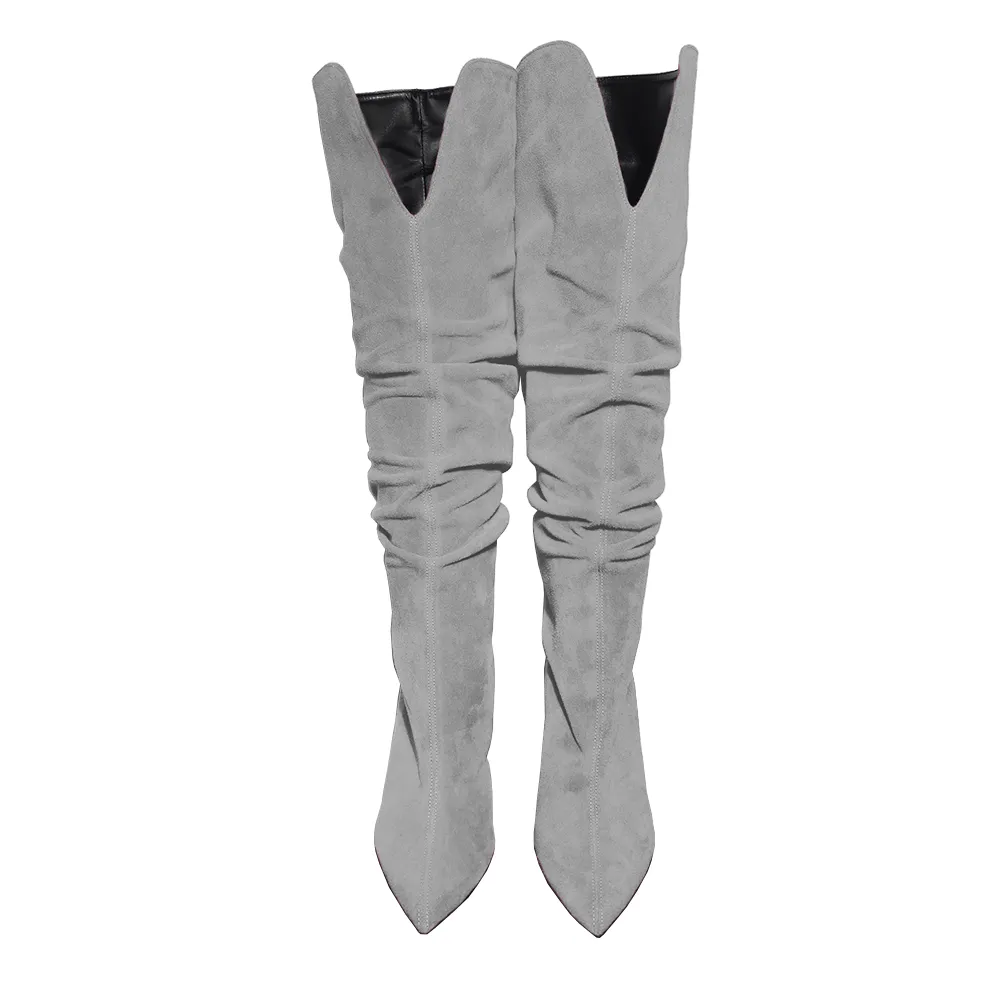 ALICIA GRAY SUEDE
