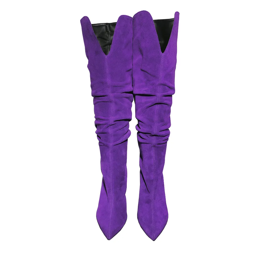 ALICIA PURPLE SUEDE