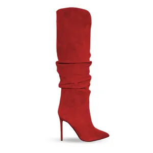 ALICIA RED SUEDE