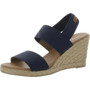 Allison Womens Stretch Wedge Dress Sandals