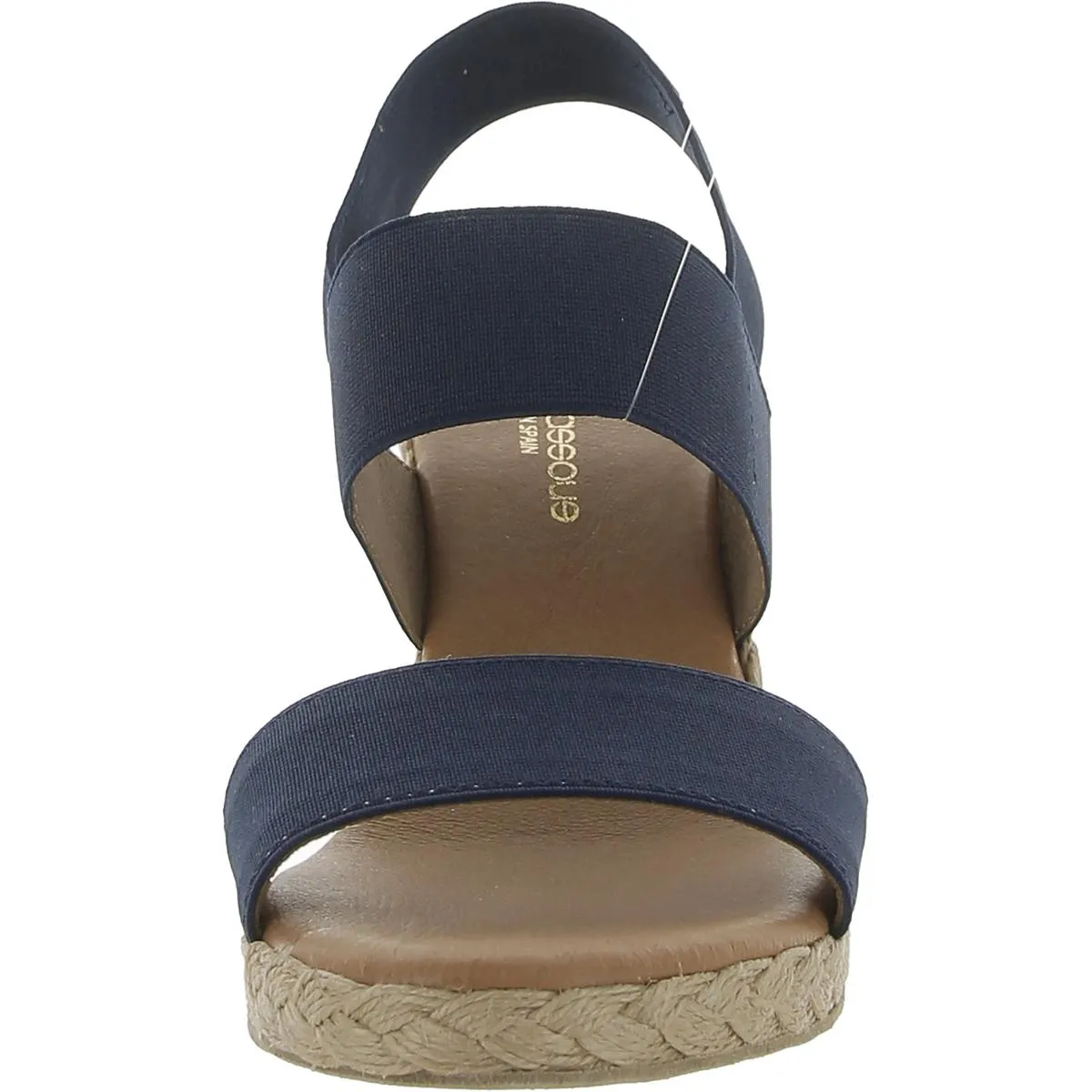 Allison Womens Stretch Wedge Dress Sandals