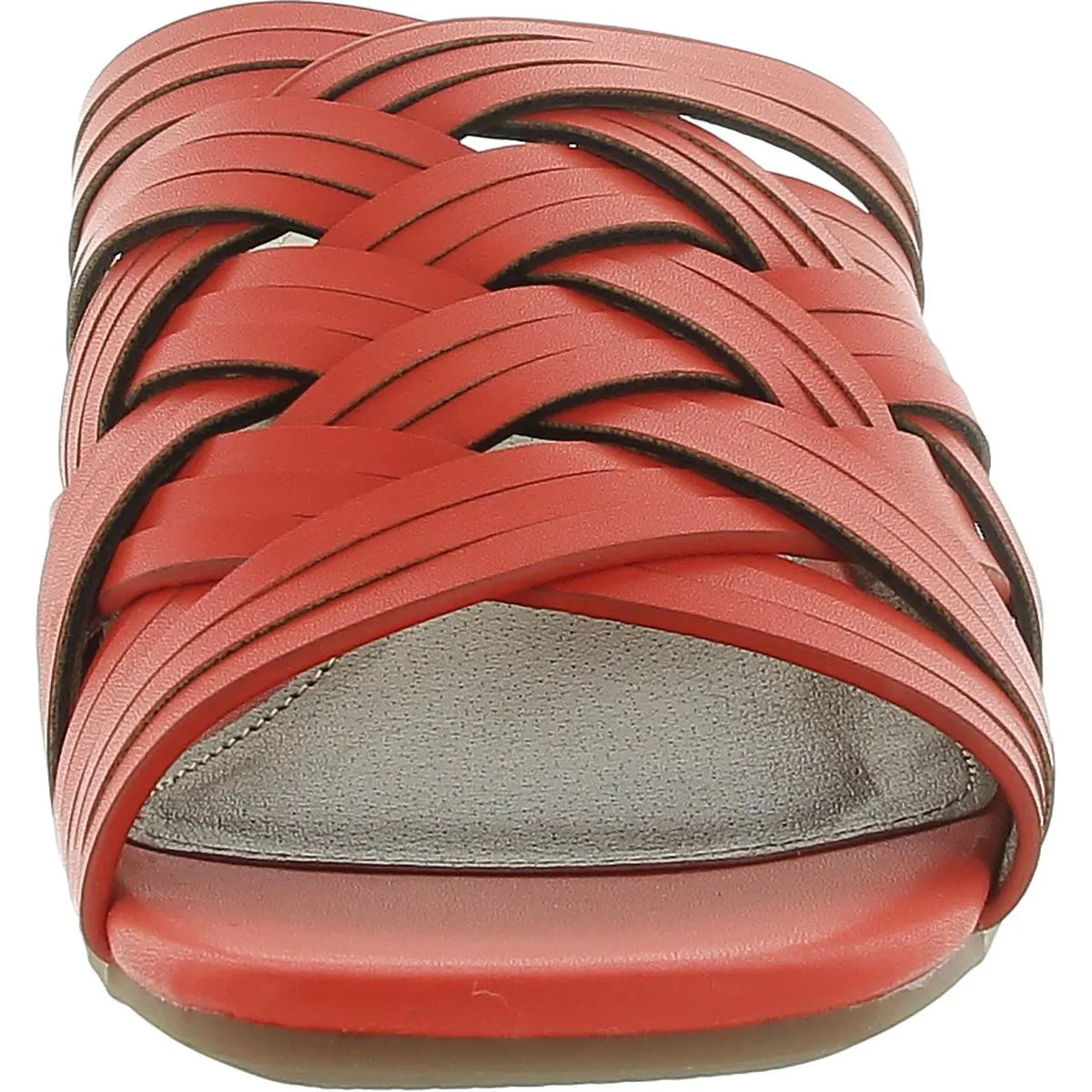 Alluvia Womens Man Made Slip On Slide Sandals