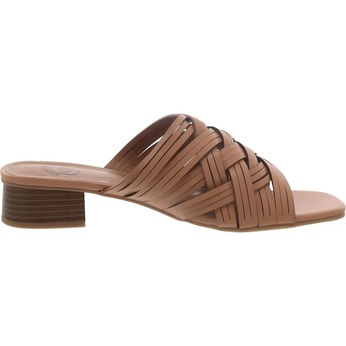 Alluvia Womens Man Made Slip On Slide Sandals