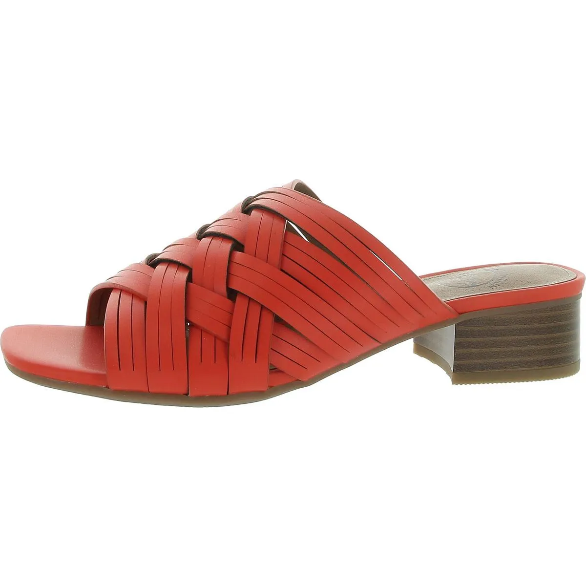 Alluvia Womens Man Made Slip On Slide Sandals