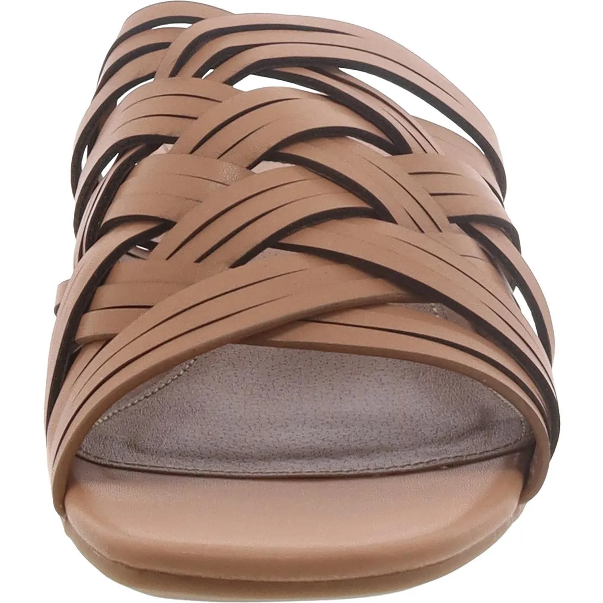 Alluvia Womens Man Made Slip On Slide Sandals
