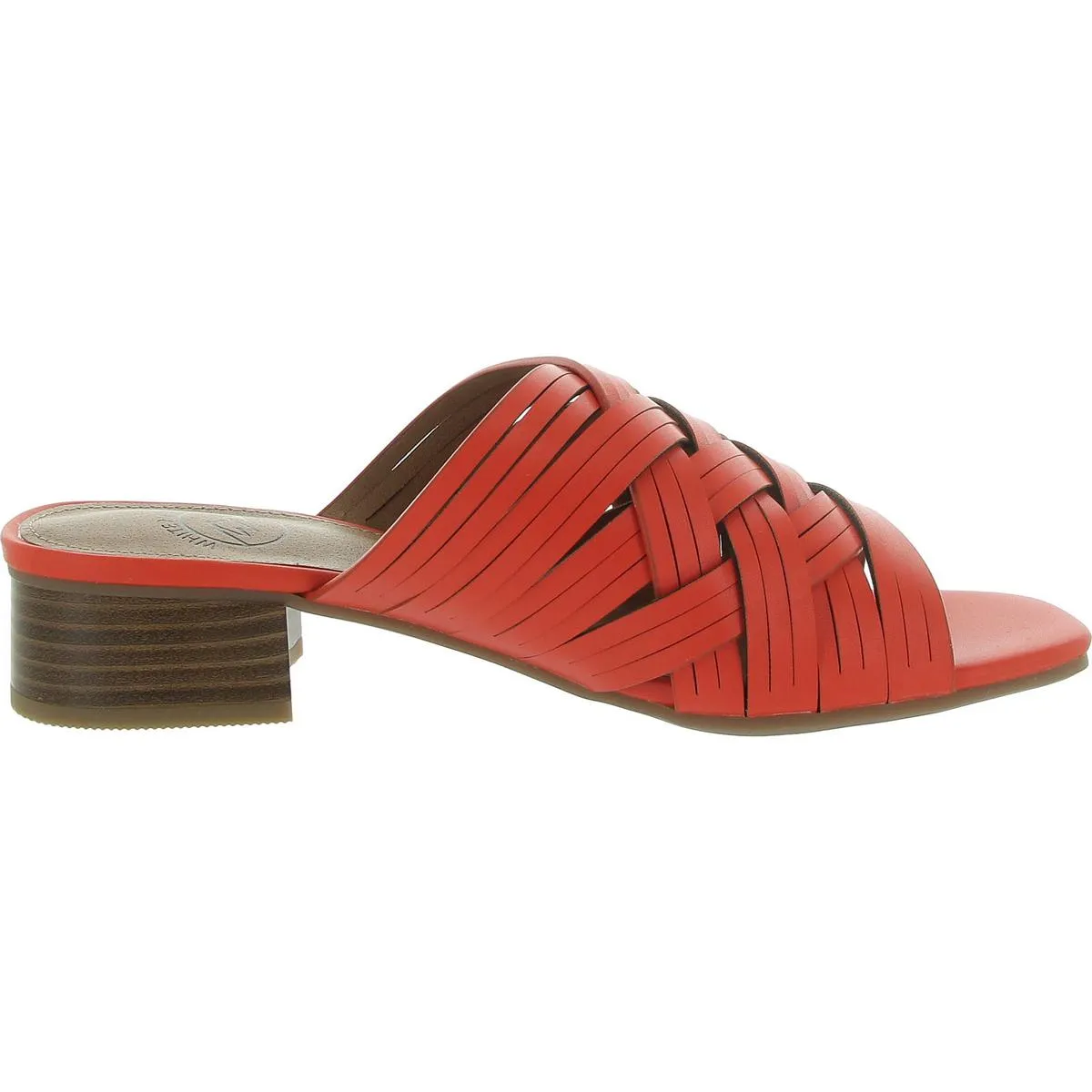 Alluvia Womens Man Made Slip On Slide Sandals