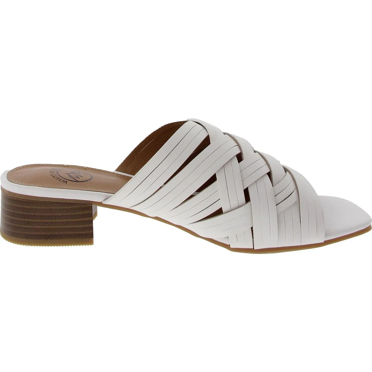 Alluvia Womens Man Made Slip On Slide Sandals