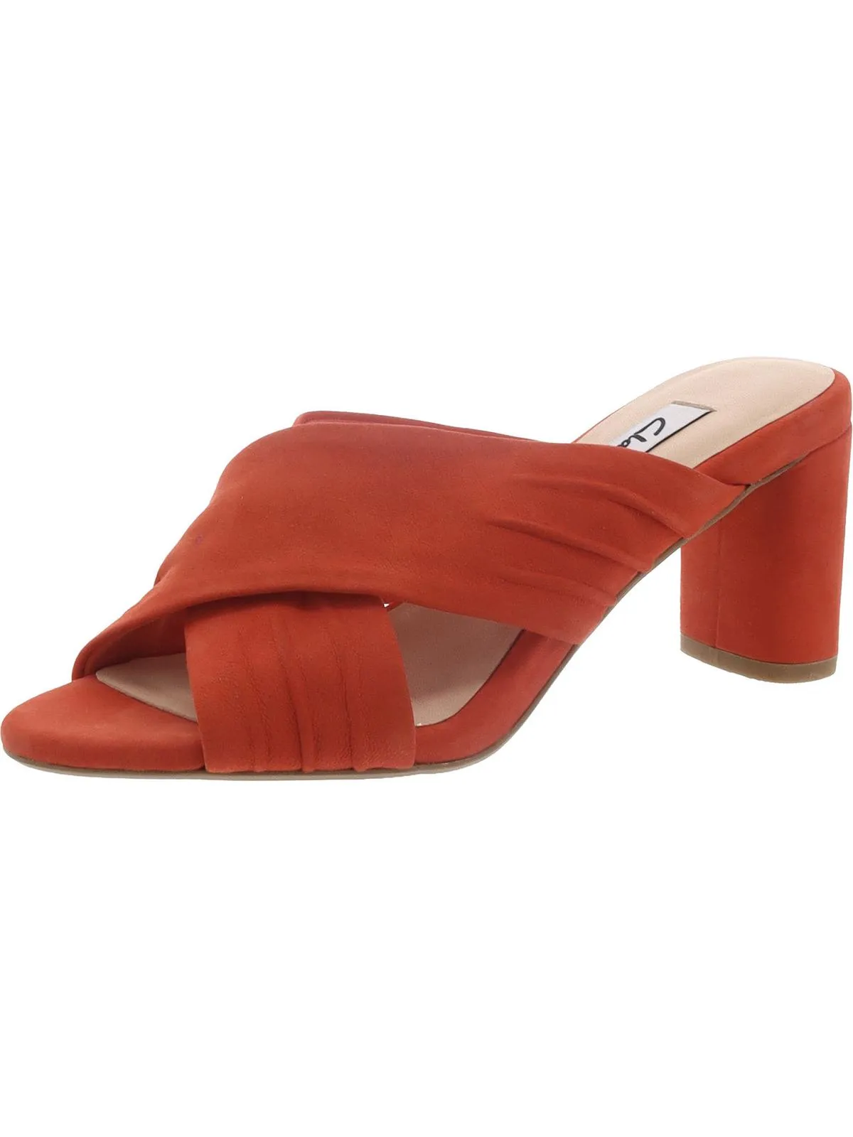 Amali Tulip Womens Open Toe Ankle Strap Heels
