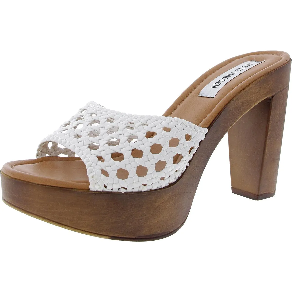 Amanda Womens Woven Man Made Platform Sandals