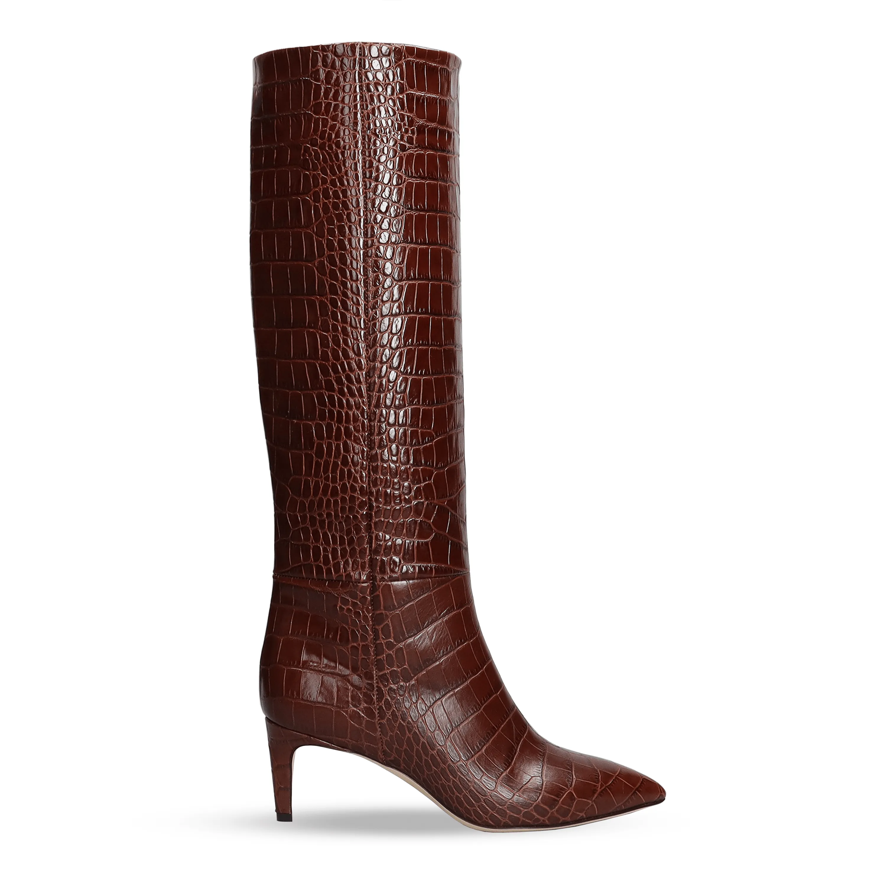 AMBRA PRINT CROC BROWN