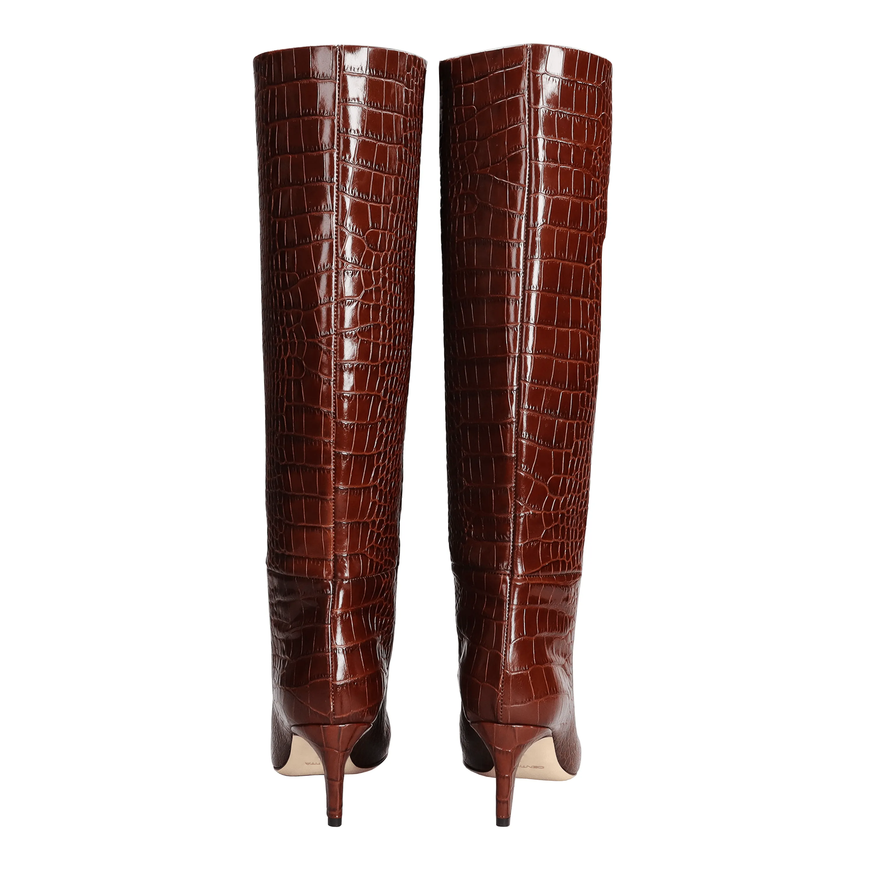 AMBRA PRINT CROC BROWN