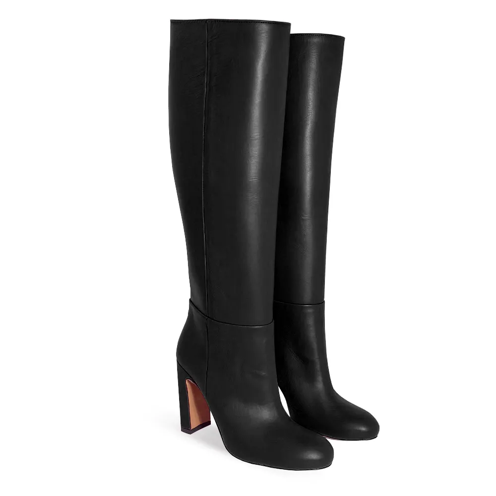 AMI BLACK LEATHER