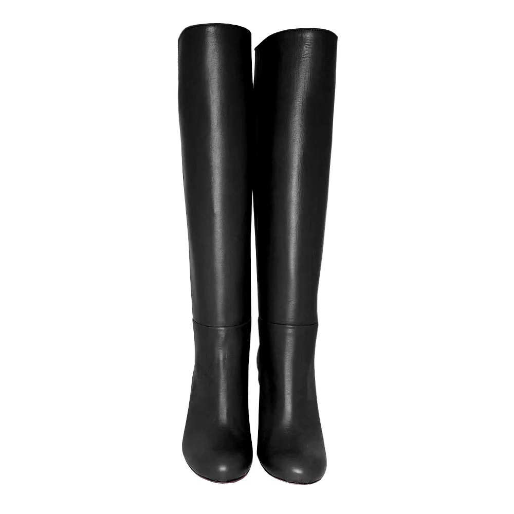 AMI BLACK LEATHER