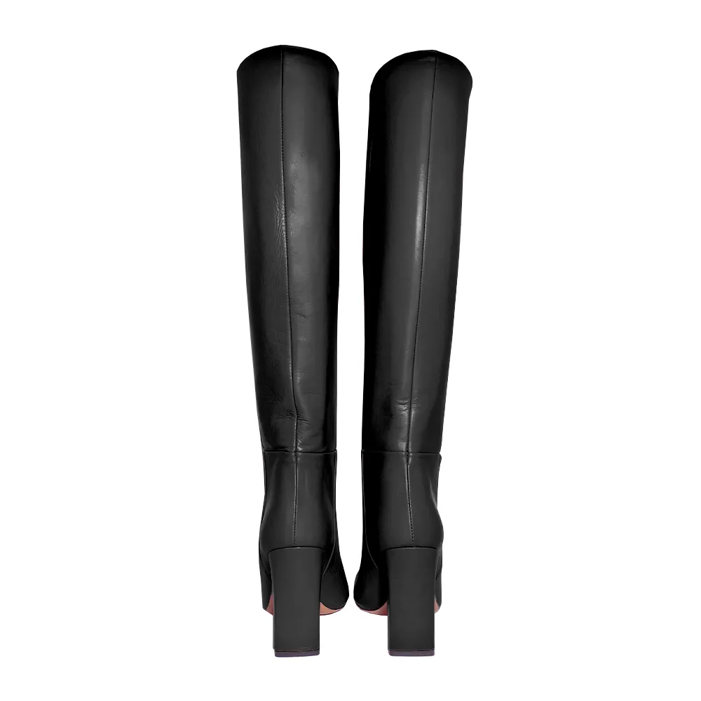 AMI BLACK LEATHER