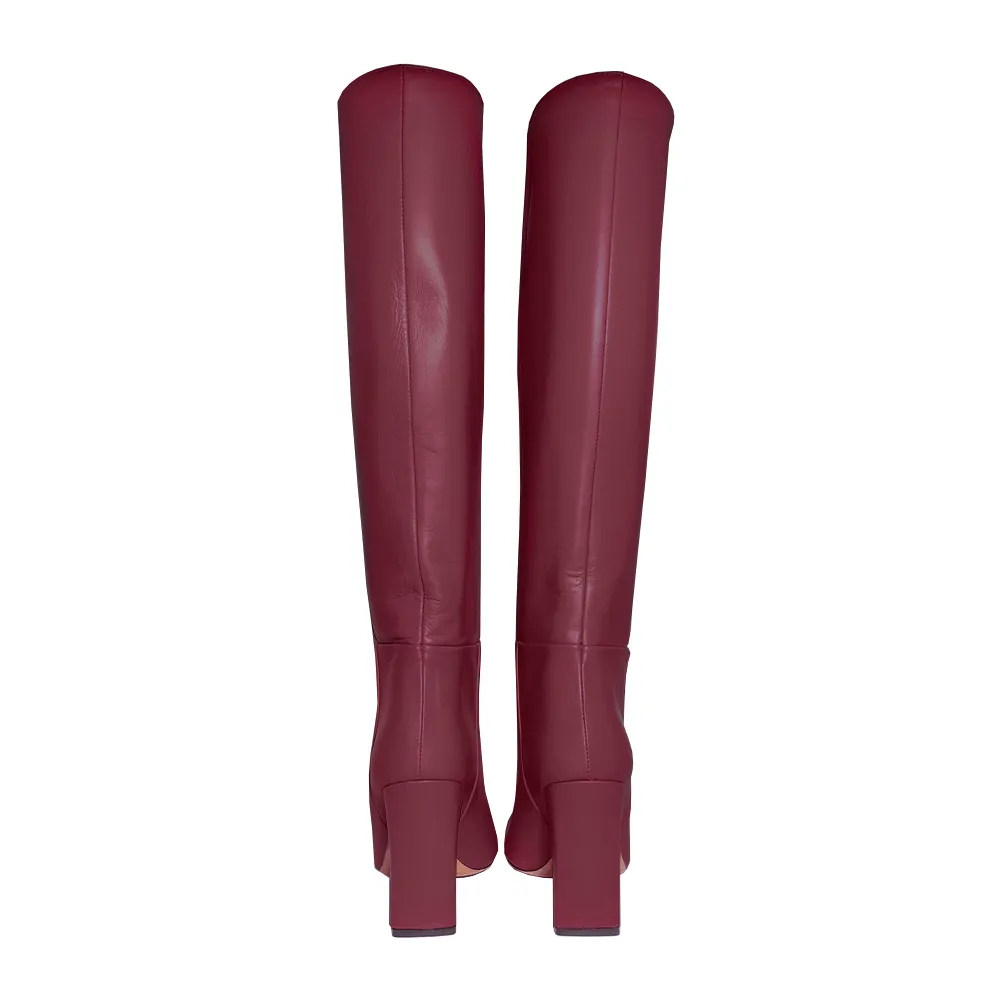 AMI BURGUNDY LEATHER