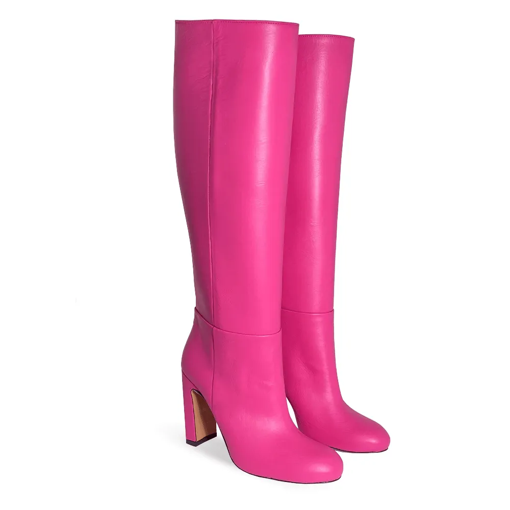 AMI FUCHSIA LEATHER