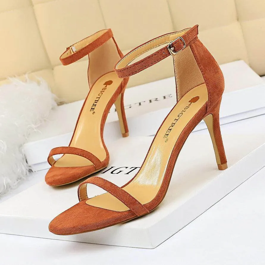 Ankle Strap Heels Stiletto heel Sandals Shoes 571179755874