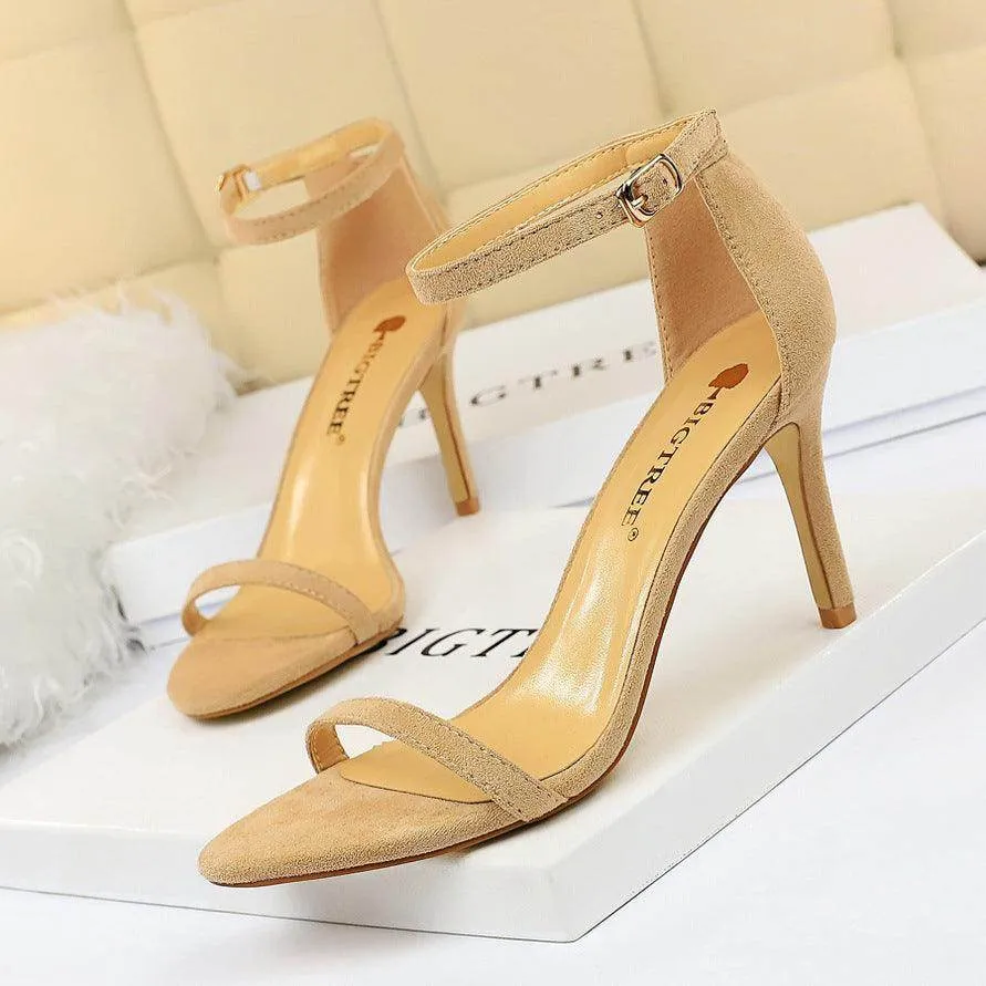 Ankle Strap Heels Stiletto heel Sandals Shoes 571179755874