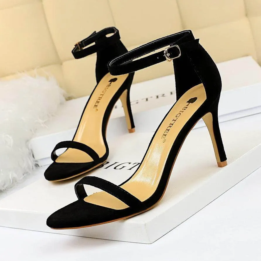 Ankle Strap Heels Stiletto heel Sandals Shoes 571179755874