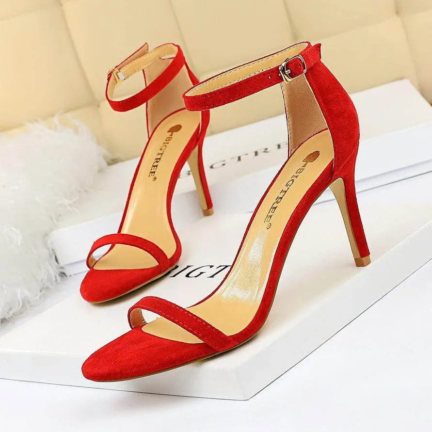 Ankle Strap Heels Stiletto heel Sandals Shoes 571179755874