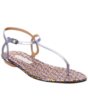 Aquazzura Almost Bare Leather Sandal