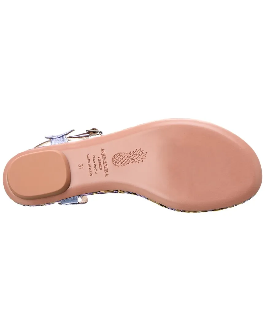 Aquazzura Almost Bare Leather Sandal