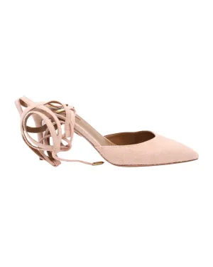 Aquazzura Amanda 75 Pumps in Pink Leather