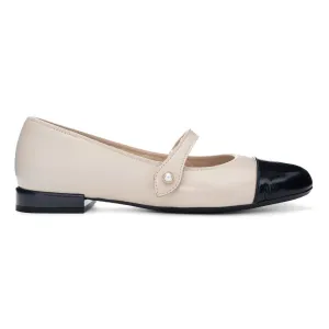 Ara Women's Sapphire Cream/Navy Patent Leather