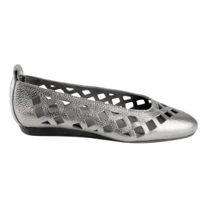 Arche Women's Lamdia Metallic Silver Leather