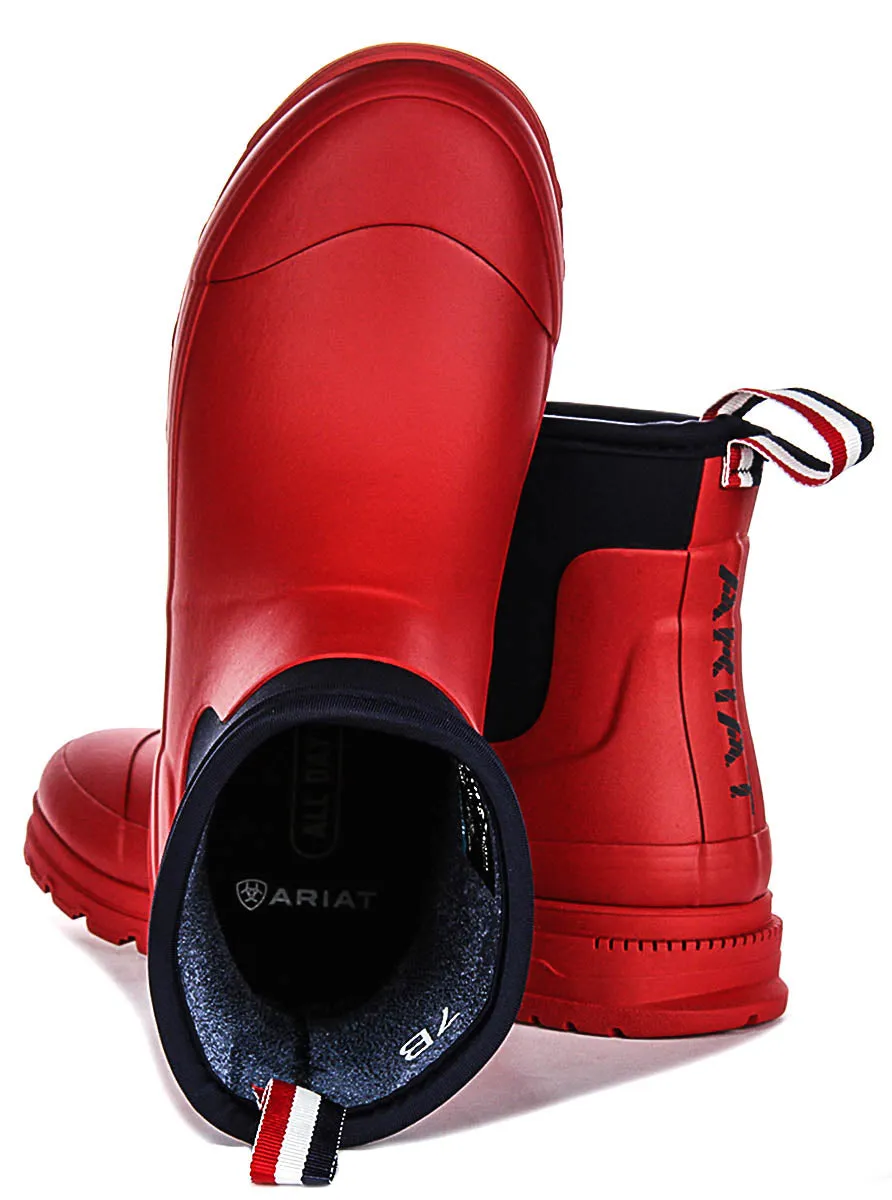 Ariat Kelmarsh Shorti In Red Blue For Women