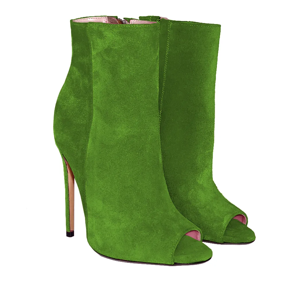 ARIEL GREEN SUEDE
