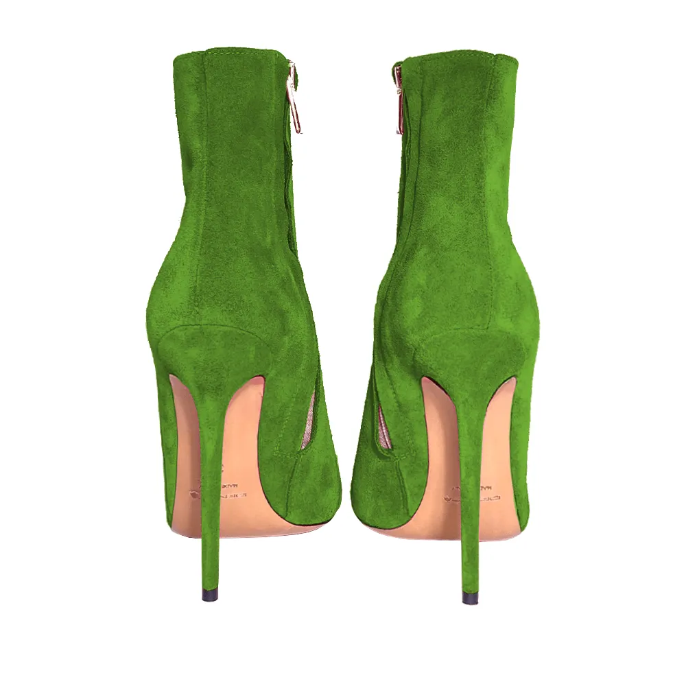 ARIEL GREEN SUEDE
