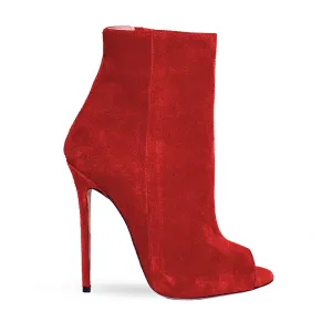ARIEL RED SUEDE