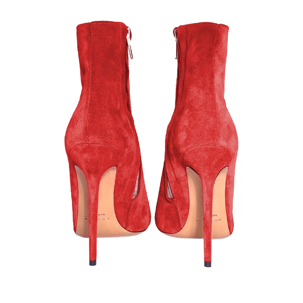 ARIEL RED SUEDE