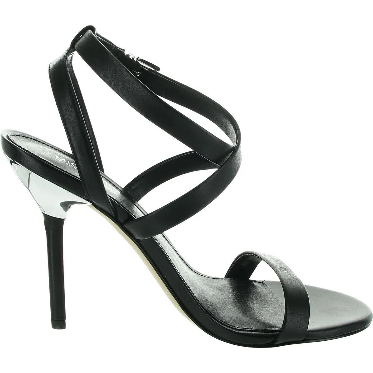 Asha Womens Leather Dressy Slingback Sandals