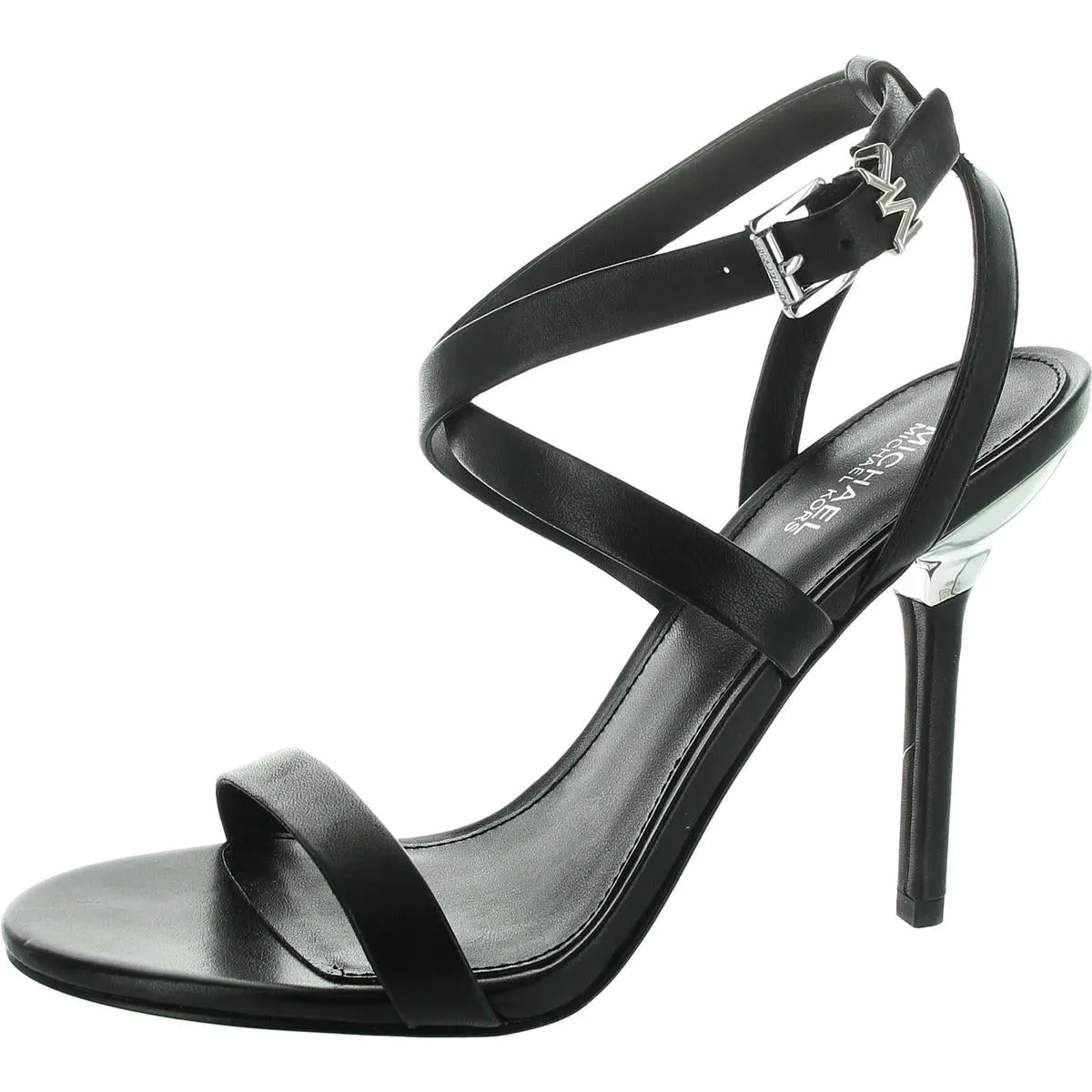 Asha Womens Leather Dressy Slingback Sandals