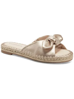 Ashland Womens Canvas Slip On Slide Sandals