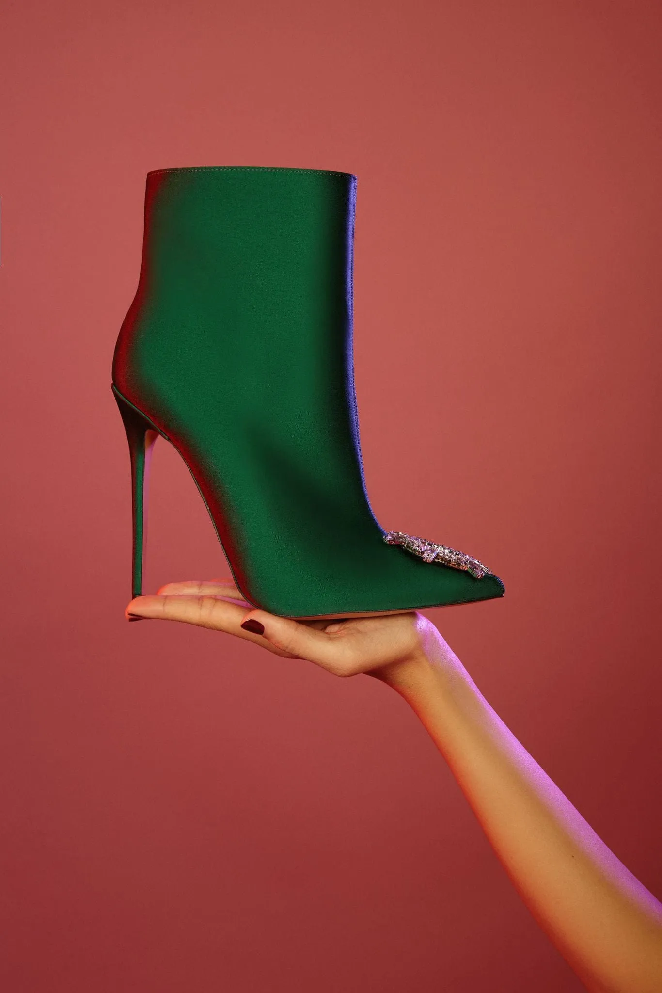 AURA GREEN SATIN
