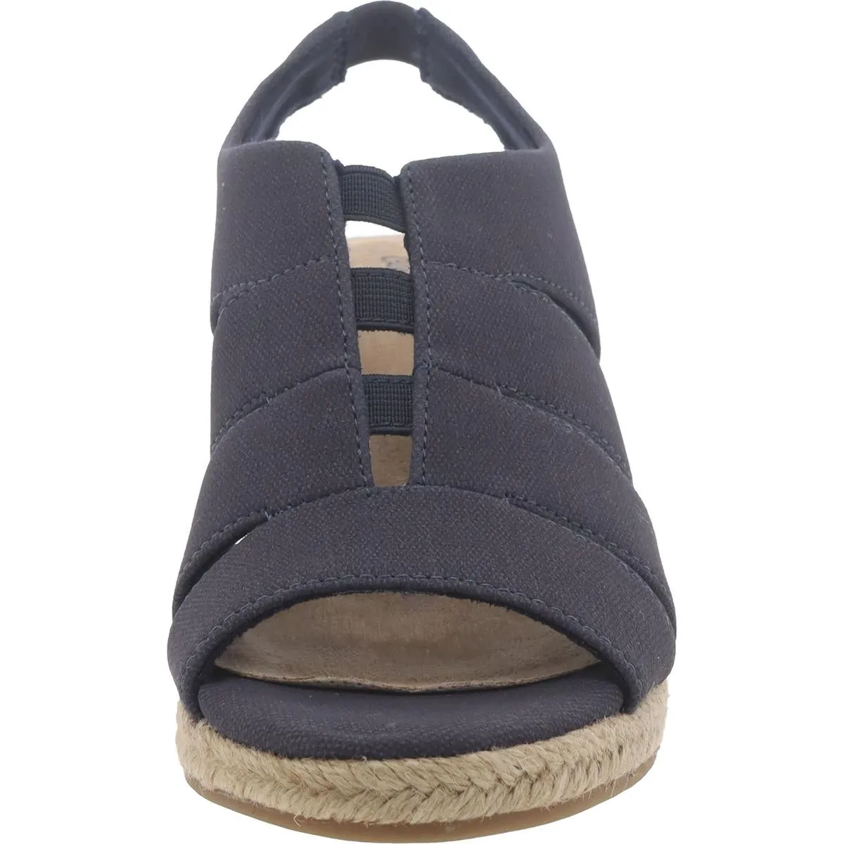 Aziza Womens Canvas Espadrille Wedge Sandals